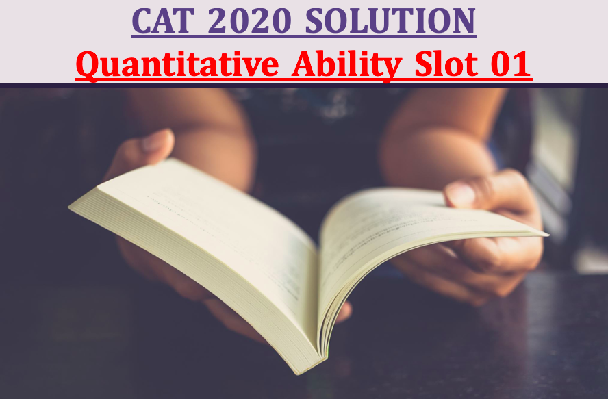 CAT 2020 Solution QA Part 01